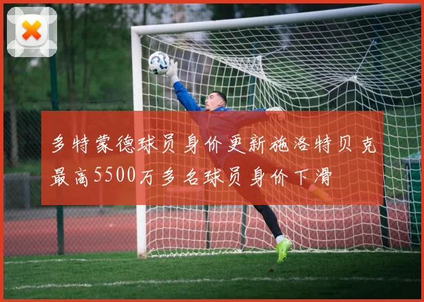 多特蒙德球员身价更新施洛特贝克最高5500万多名球员身价下滑